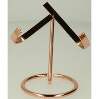 Standaard voor een hart maat L koper kleurig