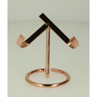 Standaard voor een hart maat M koper kleurig