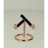 Standaard voor een hart maat S koper kleurig