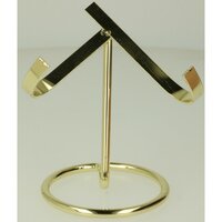 Standaard voor een hart maat L goud kleurig