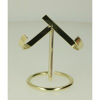 Standaard voor een hart maat M goud kleurig