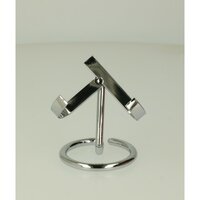 Standaard voor een hart maat S zilver kleurig