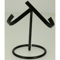 Standaard voor een hart maat L metaal zwart