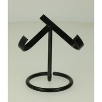 Standaard voor een hart maat M metaal zwart