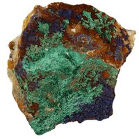 Azuriet malachiet ruw