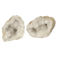 Kwartsgeode uit Marokko dubbel