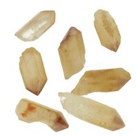 Golden Amethist uit Goiás, Brazilië (7 stuks)