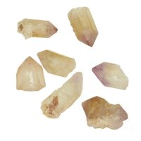 Golden Amethist uit Goiás, Brazilië (7 stuks)