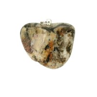 Granaat met Hoornblende in Veldspaat uit Oostenrijk hanger