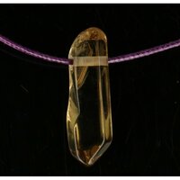 Citrien natuur doorboord incl koord