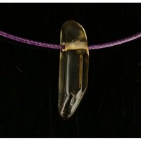 Citrien natuur doorboord incl koord