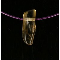 Citrien natuur doorboord incl koord