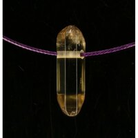 Citrien natuur doorboord incl koord