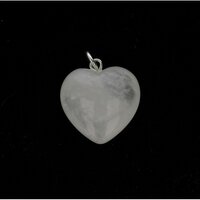 BERGKRISTAL hartje hanger 20x20x13 mm