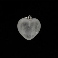 BERGKRISTAL hartje hanger 20x20x13 mm