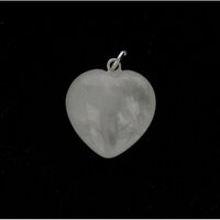 BERGKRISTAL hartje hanger 20x20x13 mm