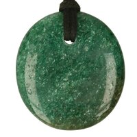 Fuchsiet plat doorboord +koord