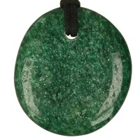 Fuchsiet plat doorboord +koord