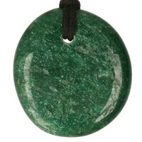 Fuchsiet plat doorboord +koord