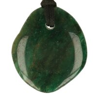 Fuchsiet plat doorboord +koord