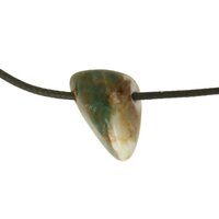 Koper Chalcedoon uit Turkije doorboord