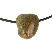 Draken steen of dragon stone (oostenrijk ) doorboord inclusief koord