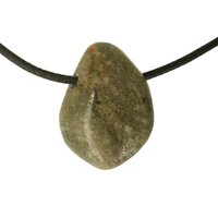 Draken steen of dragon stone (oostenrijk ) doorboord inclusief koord