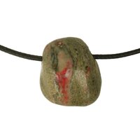 Draken steen of dragon stone (oostenrijk ) doorboord inclusief koord