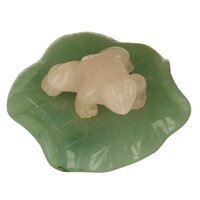 Rozenkwarts kikker op Jade blad