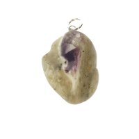 Blauwe opaal uit Mexico hanger