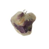 Blauwe opaal uit Mexico hanger