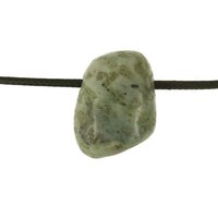 GARNIRIET MET MAANSTEEN doorboord + koord