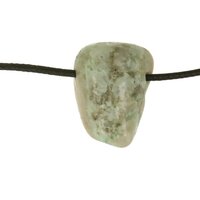 GARNIRIET MET MAANSTEEN doorboord + koord