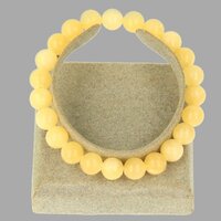 Gele calsiet armband