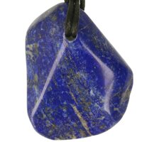 Lapis lazuli doorboord inclusief koord-6a