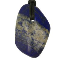 Lapis lazuli doorboord inclusief koord-8a