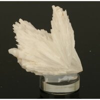 Scoleciet kristallen op zalmkleurige matrix-8