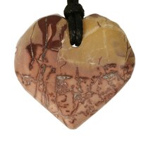 Jaspis uit Marokko doorboord koord-3