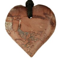 Jaspis uit Marokko doorboord koord-4