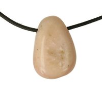Andes opaal roze doorboord inclusief koord