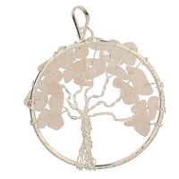 Levensboom rozenkwarts hanger